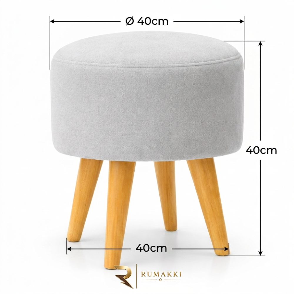 Sofa Stool Bulat Minimalis